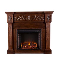 Southern Enterprises  Inc. AMZ8729EF Carved Electric Fireplace - B07584F9WP